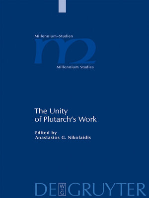 cover image of The Unity of Plutarch's Work